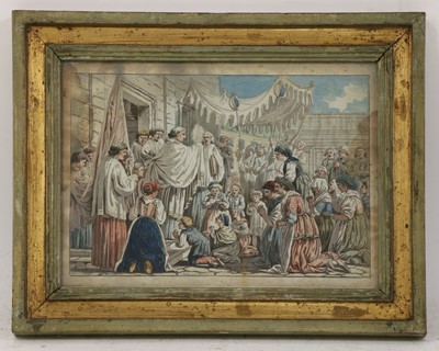 Lot 278 - Abraham-Louis-Rodolphe Ducros (Swiss, 1748-1810), after François Sablet (French, 1745-1819)
