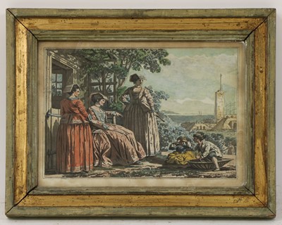 Lot 278 - Abraham-Louis-Rodolphe Ducros (Swiss, 1748-1810), after François Sablet (French, 1745-1819)