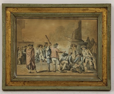 Lot 278 - Abraham-Louis-Rodolphe Ducros (Swiss, 1748-1810), after François Sablet (French, 1745-1819)