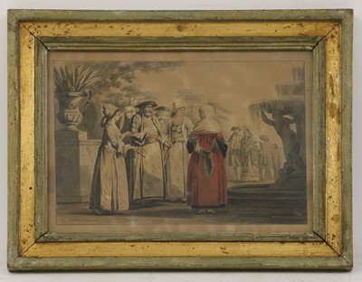 Lot 278 - Abraham-Louis-Rodolphe Ducros (Swiss, 1748-1810), after François Sablet (French, 1745-1819)