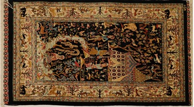 Lot 259 - A Turkish Hereke silk rug
