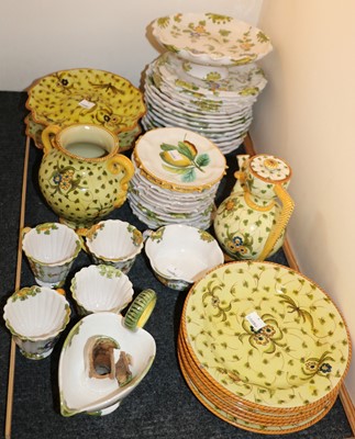 Lot 230 - A collection of Cantagalli faience wares