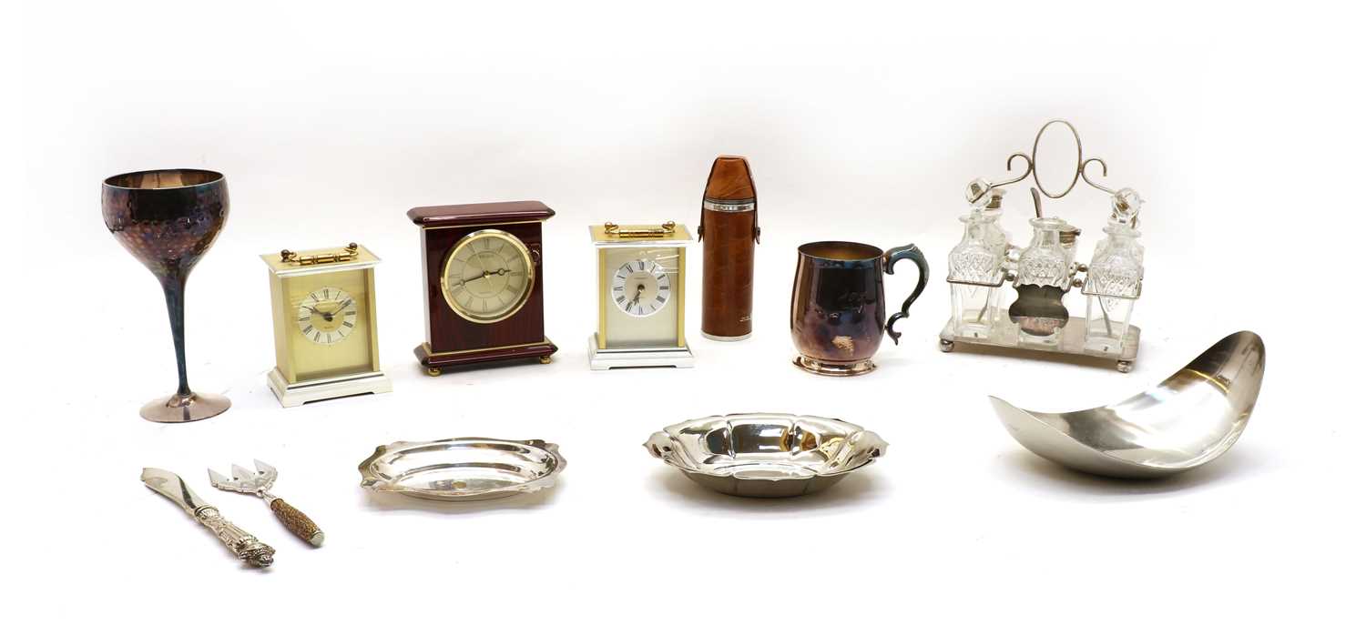 Lot 24 - A large collection of silver plated items