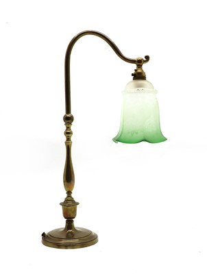 Lot 100 - An Edwardian design table lamp
