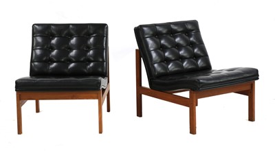 Lot 528 - A pair of Danish teak 'Moduline' lounge chairs