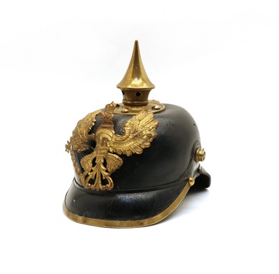 Lot 217 - A WWl Prussian pickelhaube helmet