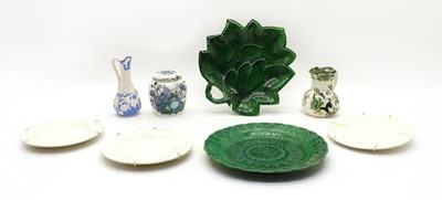 Lot 176 - A collection of Victorian cabbageware plates
