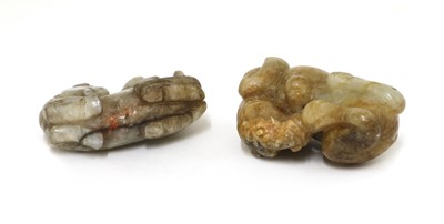 Lot 73 - A Chinese jade carving