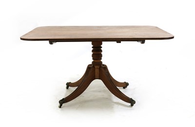 Lot 302 - A Regency mahogany pedestal supper table