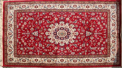 Lot 243 - A modern machine-made Kashmir rug