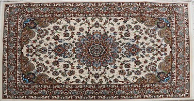 Lot 241 - A modern machine-made rug of Persian Tabriz design