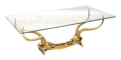 Lot 675 - An 'Antelope' coffee table