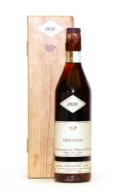 Lot 362 - Bas Armagnac, Chateau de Laubade, 1939, one bottle