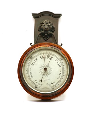 Lot 163 - An aneroid barometer by Negretti & Zambra