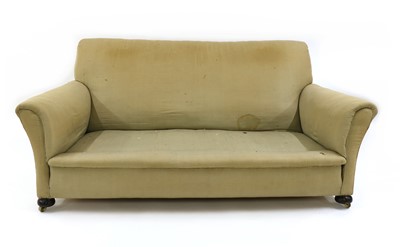 Lot 639 - A three-seater settee