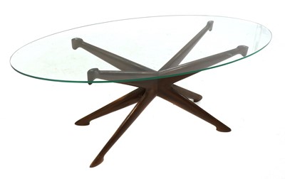 Lot 622 - An Italian mahogany coffee table