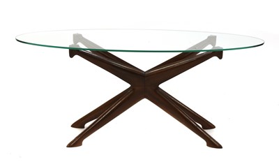 Lot 622 - An Italian mahogany coffee table