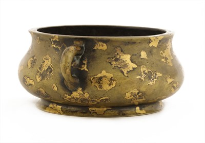 Lot 284 - A Chinese gilt-bronze incense burner
