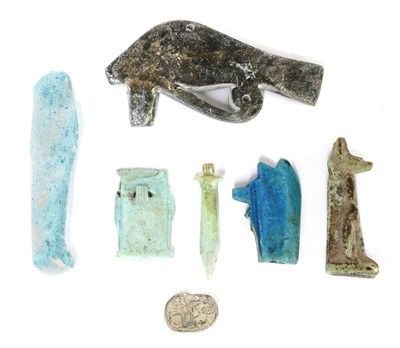 Lot 177 - A group of Egyptian antiquities