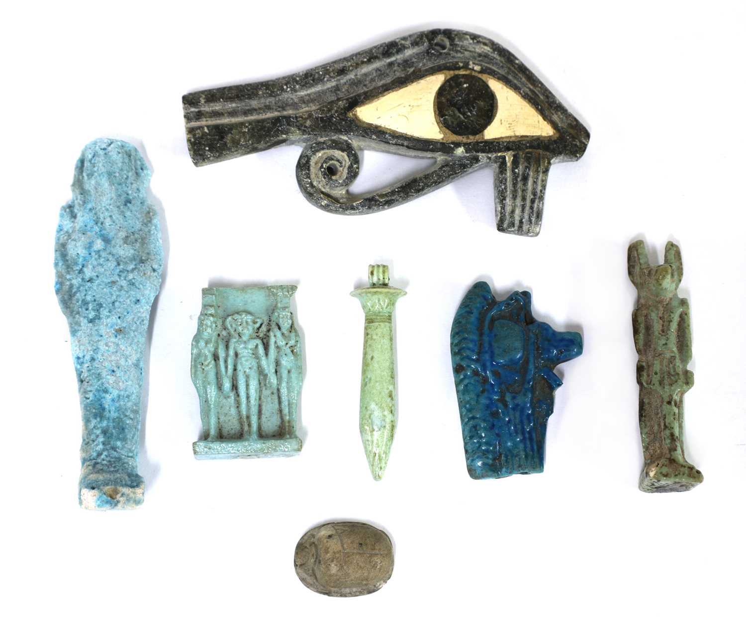 Lot 177 - A group of Egyptian antiquities