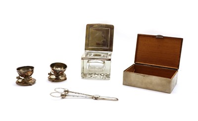 Lot 49 - Five silver and silver plated items