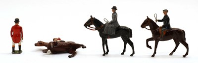Lot 133 - A Britains lead hunting group