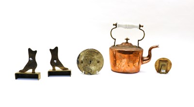 Lot 219A - Five copper and brass items
