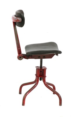 Lot 367 - A Leabank machinist's chair