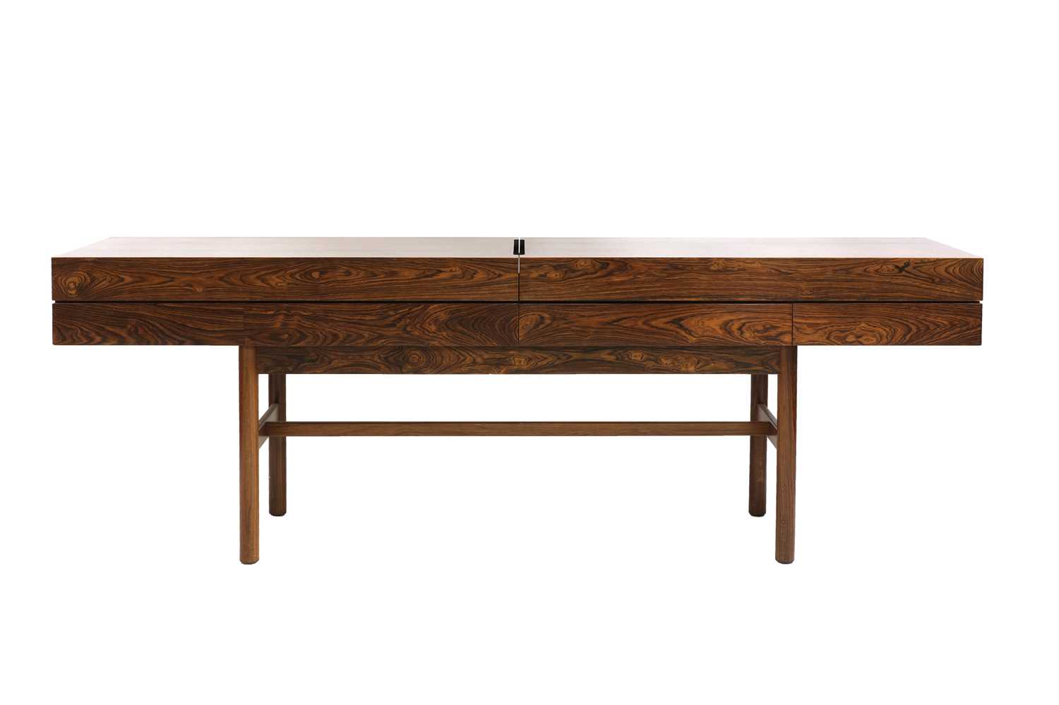 Lot 476 - A Danish rosewood serving table