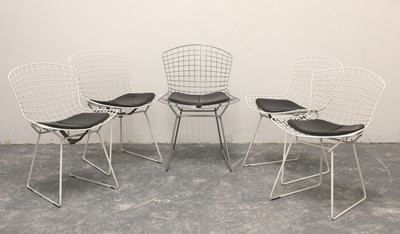 Lot 482 - Four wire chairs
