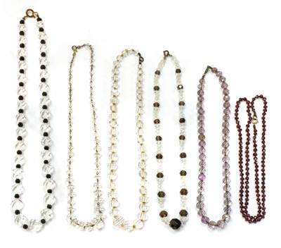 Lot 267 - A quantity of gemstone bead necklaces