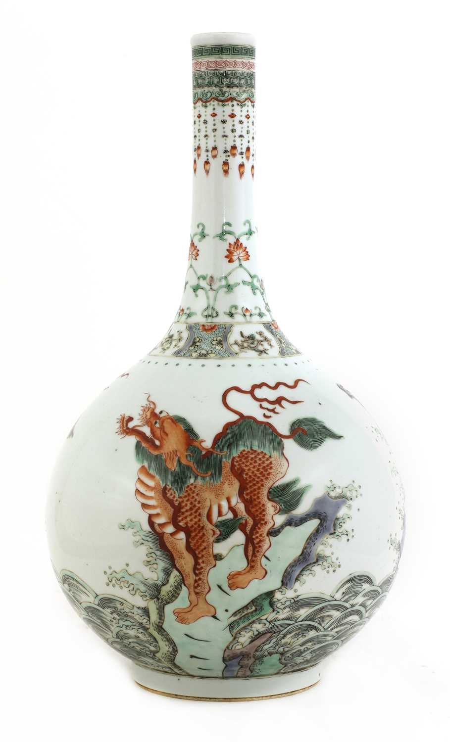 Lot 53 - A Chinese famille verte vase