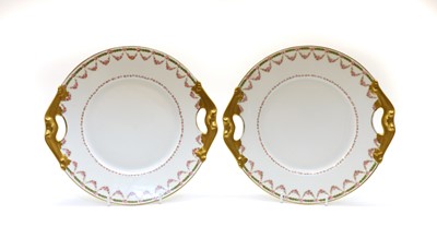 Lot 188 - A pair of Limoges plates