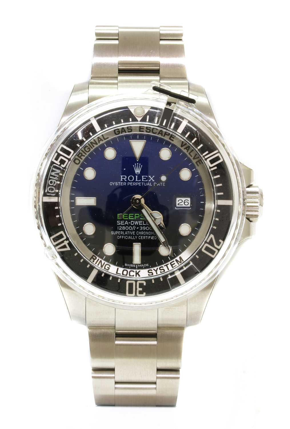 Lot 493 - A gentlemen's stainless steel Rolex 'Deep Sea Sea Dweller James Cameron' automatic bracelet watch