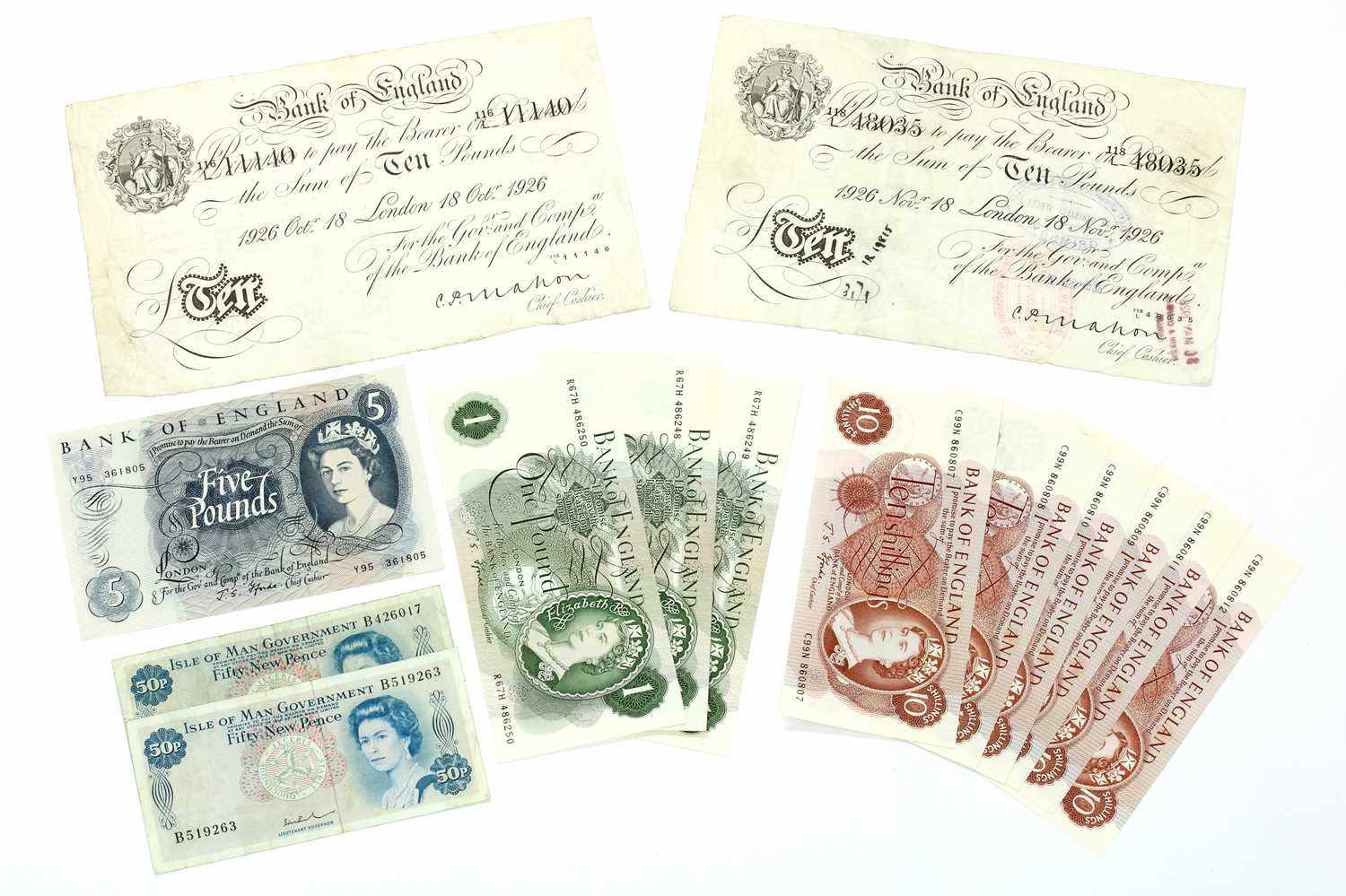 Lot 60 - Banknotes, Great Britain, George V (1910-1936)