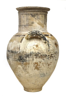 Lot 453 - A Cypriot bichrome ware pottery amphora