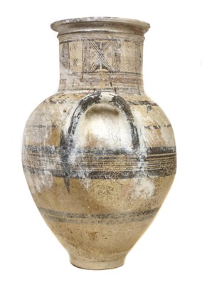 Lot 453 - A Cypriot bichrome ware pottery amphora