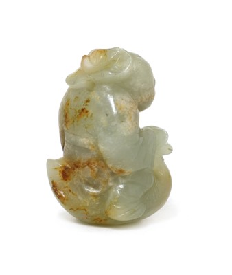 Lot 90 - A Chinese jade carving