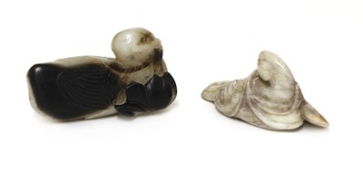 Lot 76 - A Chinese jade carving