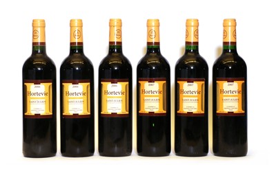 Lot 108 - Chateau Hortevie, St Julien, Cru Bourgeois, 2006, three bottles and 2007, three bottles