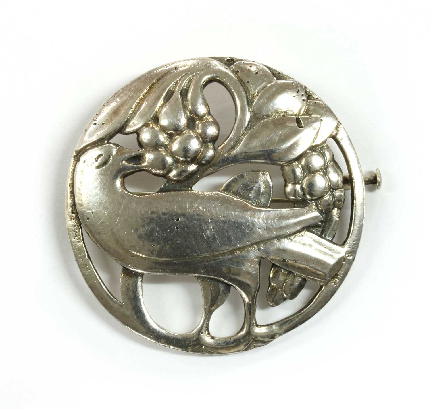 Lot 38 - A Dutch silver brooch, by Hooijkaas