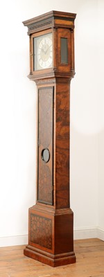 Lot 554 - A William and Mary walnut and marquetry inlaid longcase clock