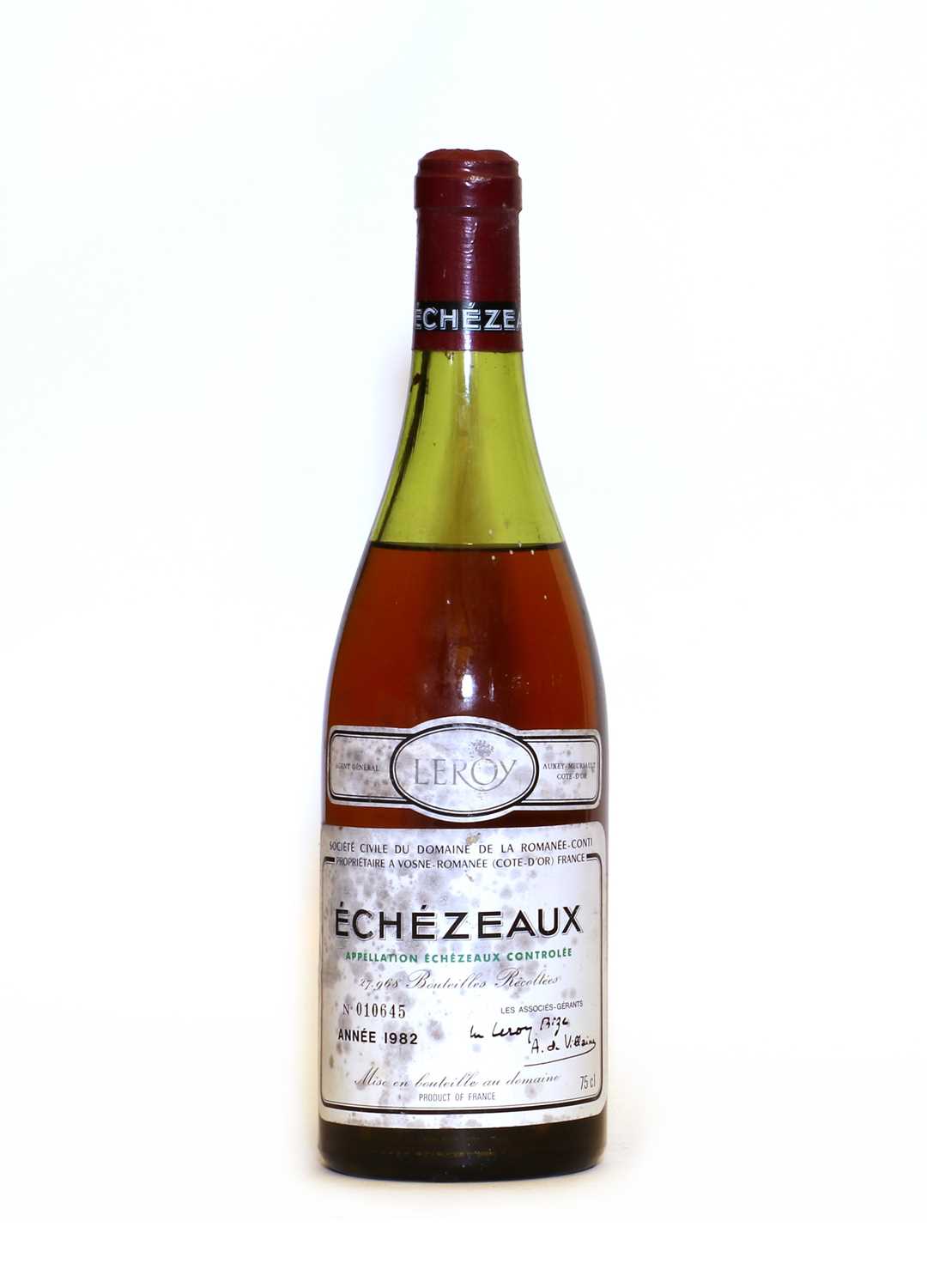 Lot 47 - Echezeaux, Grand Cru, Domaine de la Romanee Conti, 1982, one bottle