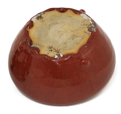 Lot 42 - A Chinese flambé-glazed bowl