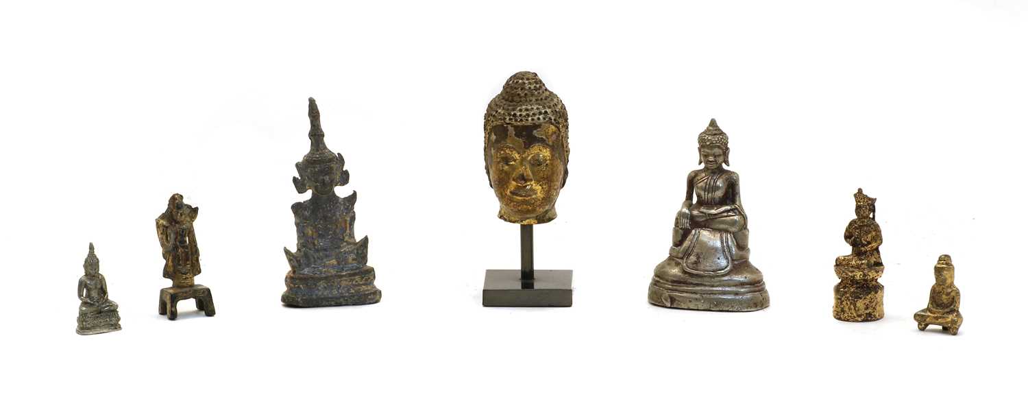 Lot 76 - A collection of miniature Buddhist figures