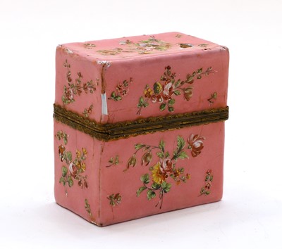 Lot 183 - A London enamel perfume box