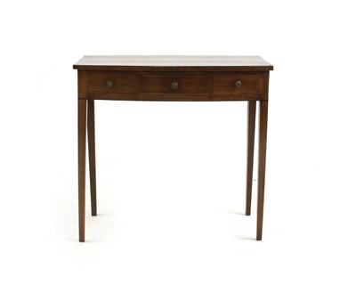 Lot 330A - A 19th Century mahogany bowfront side table