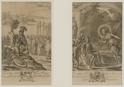 Lot 241 - Wenceslaus Hollar (Bohemian, 1607-1677) and Pierre Lombart (French, 1612-1682)