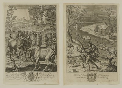 Lot 241 - Wenceslaus Hollar (Bohemian, 1607-1677) and Pierre Lombart (French, 1612-1682)