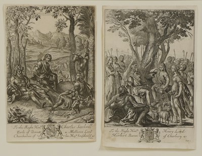 Lot 241 - Wenceslaus Hollar (Bohemian, 1607-1677) and Pierre Lombart (French, 1612-1682)